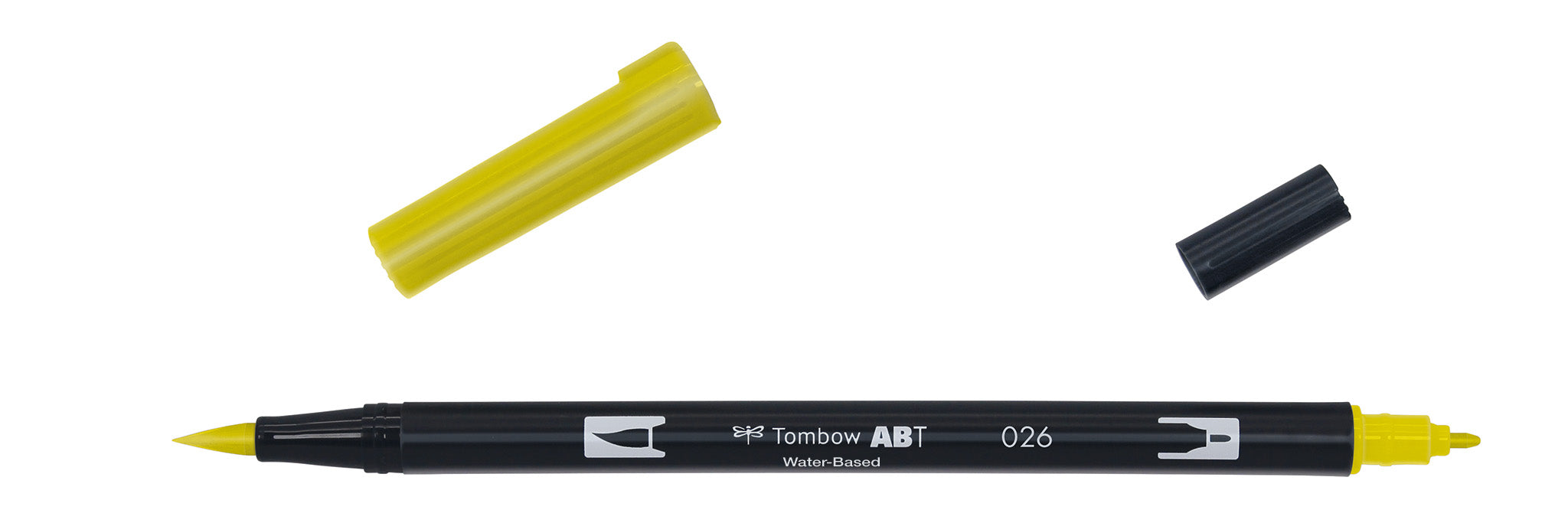 Dual Brush Pen - Yellow Gold