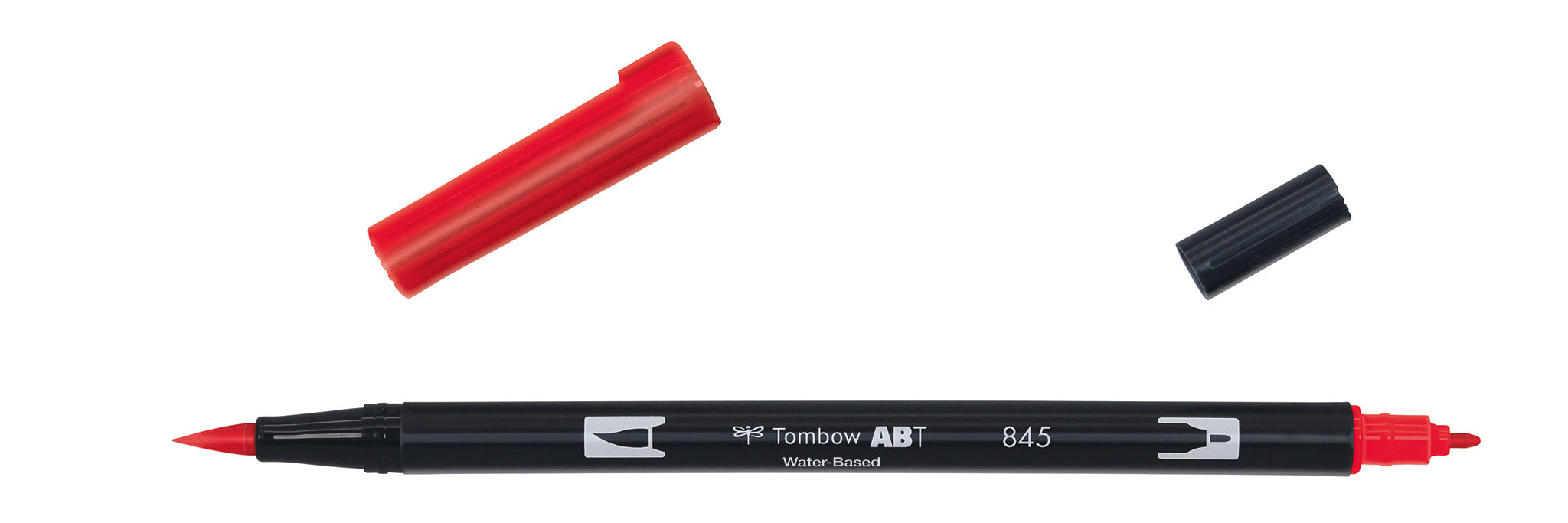 Dual Brush Pen - Carmine