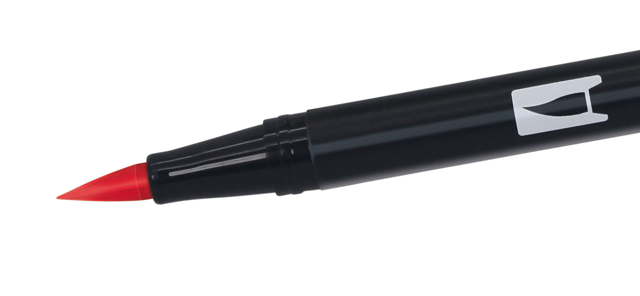 Dual Brush Pen - Carmine