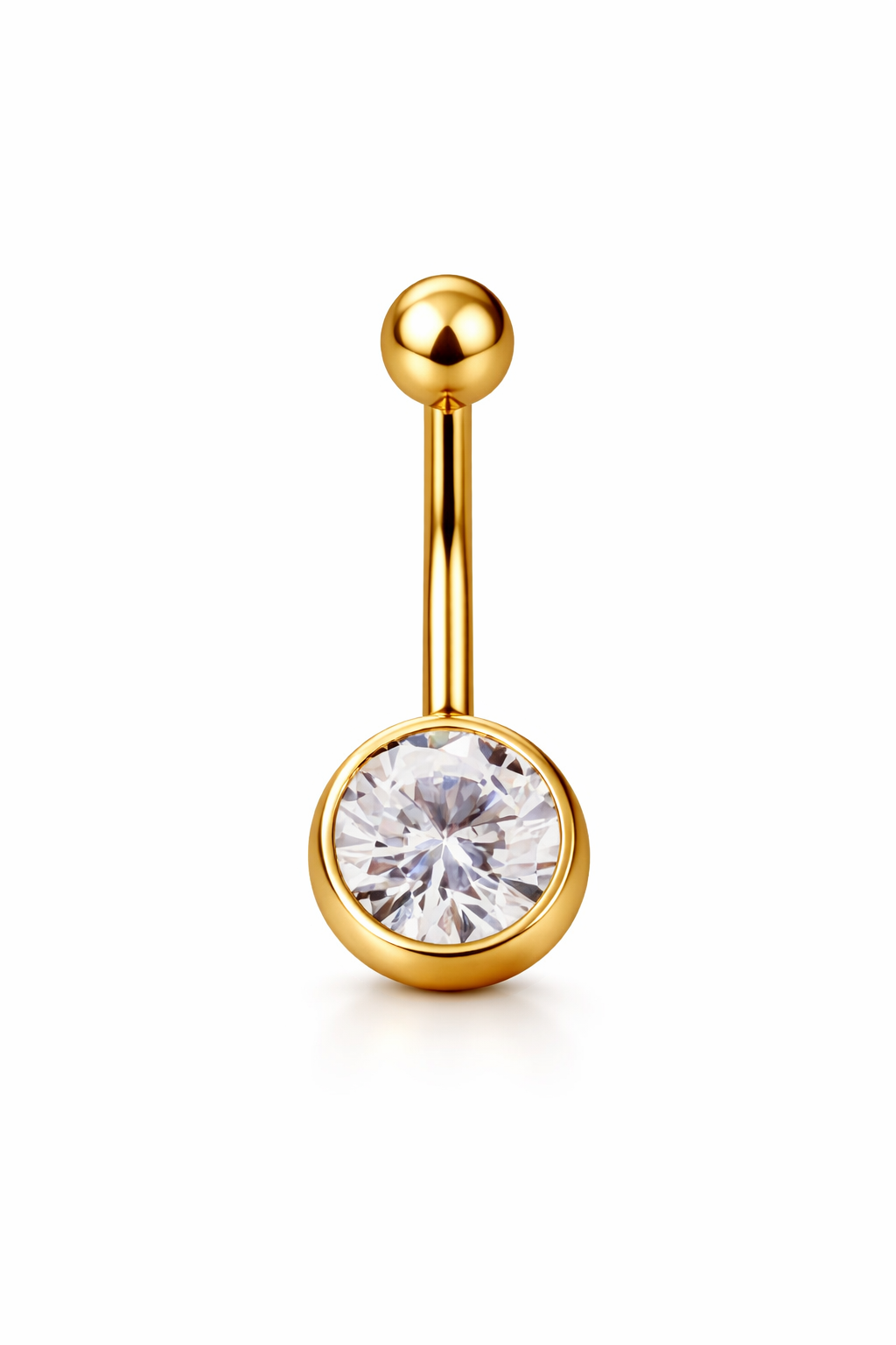 Titan Gold PVD 316 L - Bauchnabel Piercing