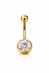 Titan Gold PVD 316 L - Bauchnabel Piercing