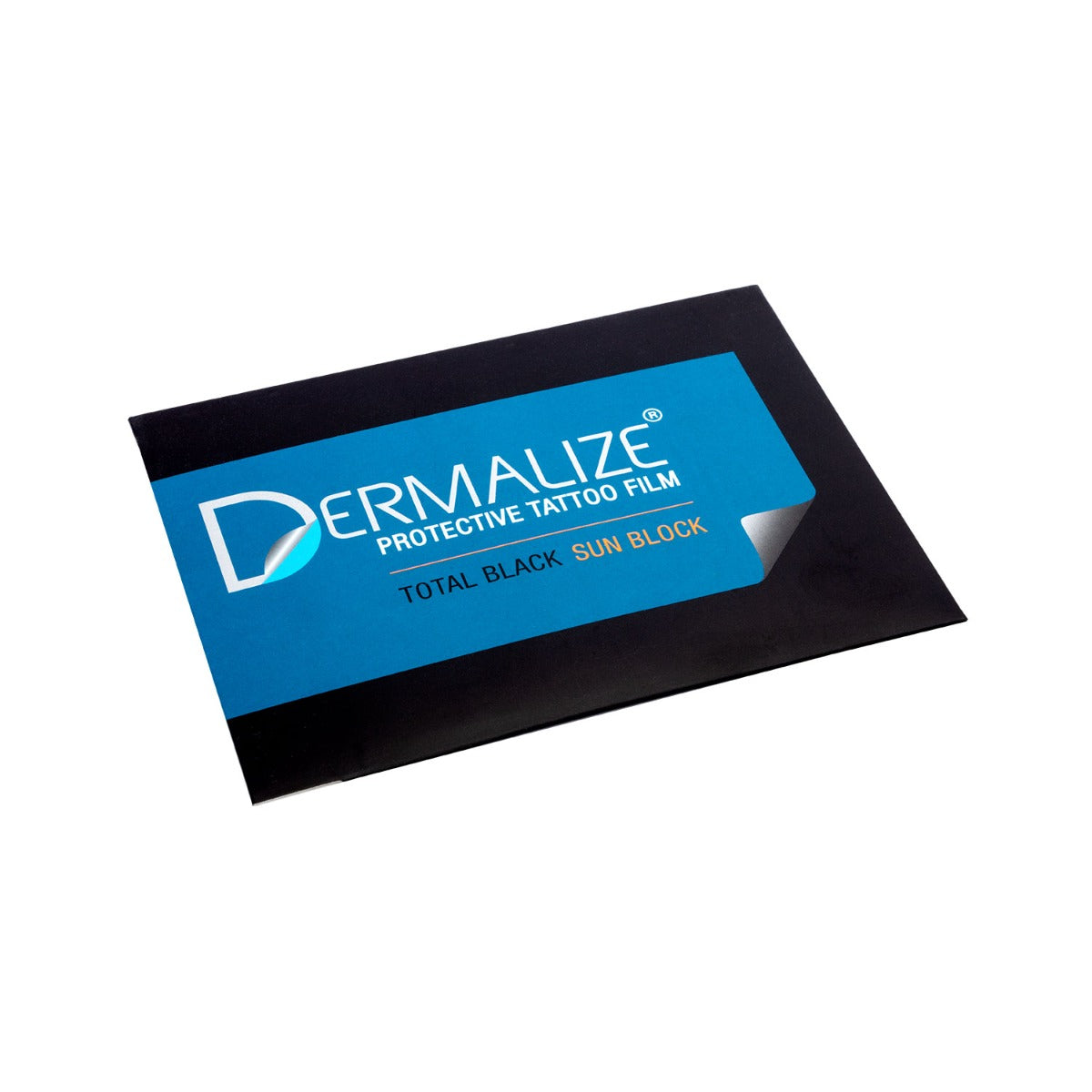 Dermalize Pro Total Black Sun Block – Tattoo-Schutzfolie 15 × 10 cm 5 Stück