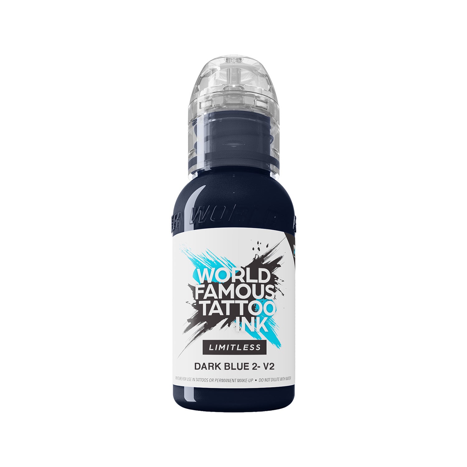 World Famous Limitless Tattoo Ink - Dark Blue 2V2 30 ml