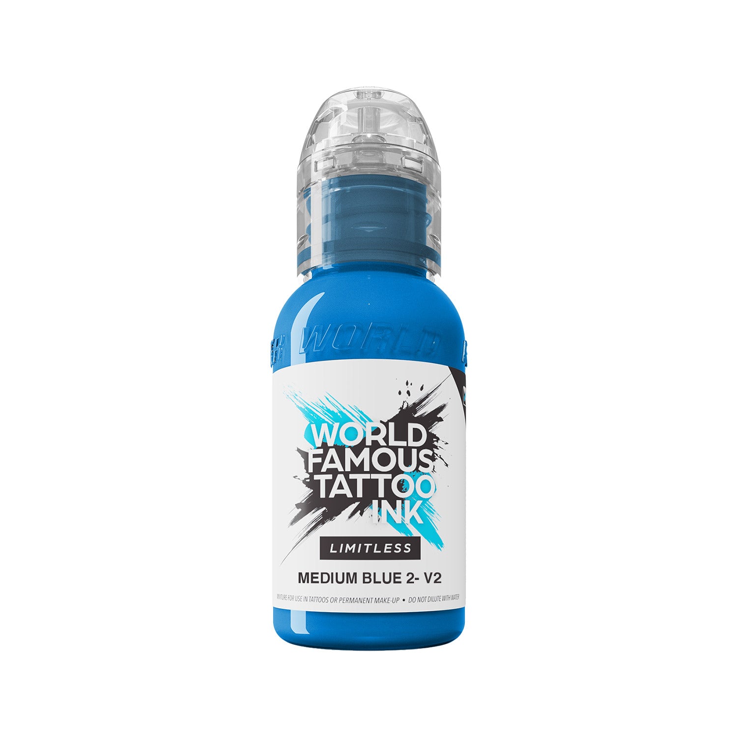 World Famous Limitless Tattoo Ink - Medium Blue 2v2 30 ml