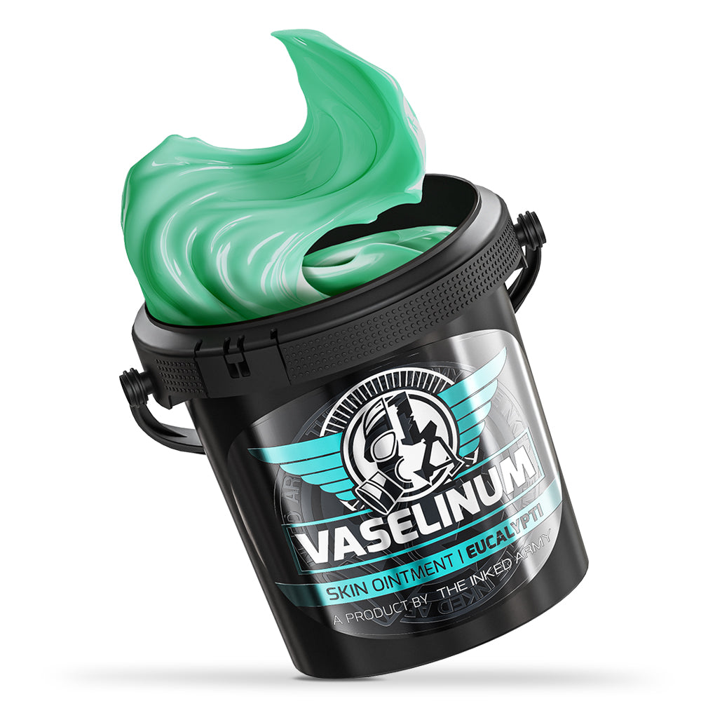 THE INKED ARMY - Vaselinum Eucalypti - mit Eukalyptus Öl - Inhalt 1000 ml