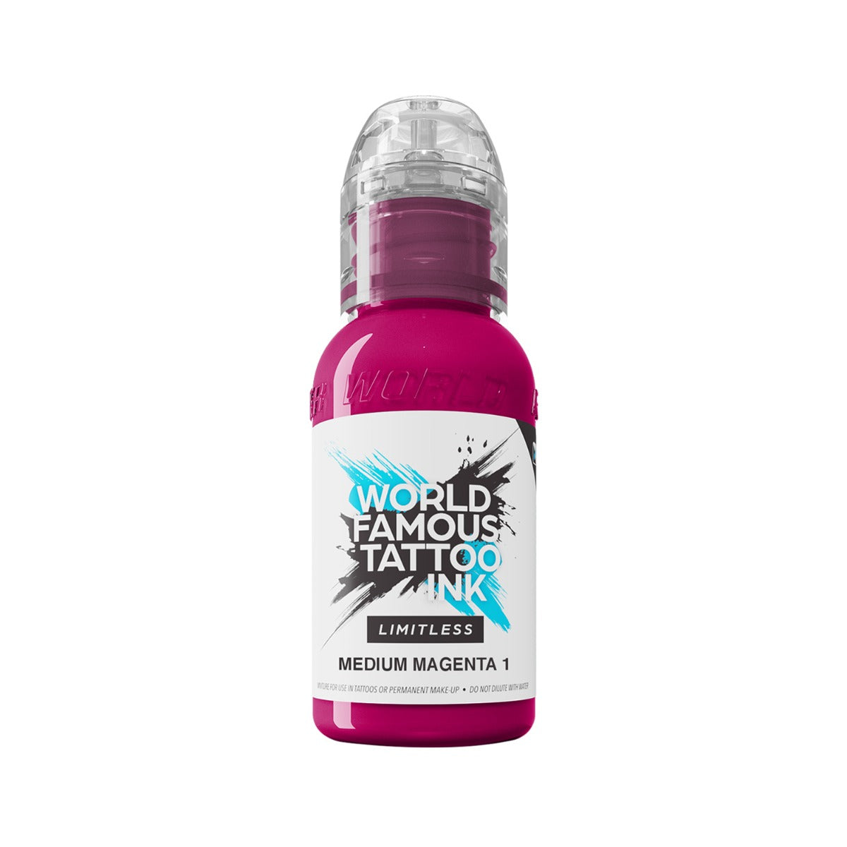 World Famous Limitless Tattoo Ink - Medium Magenta 1 30 ml